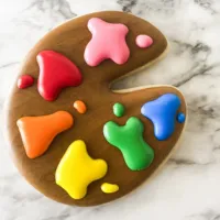 paint palette cookie