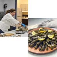 Chef and example of food