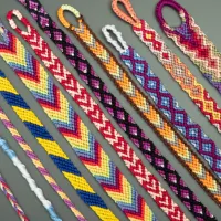 example of embroidery floss bracelets