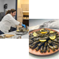 Chef and example of food
